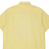 Vintage yellow Iceberg Short Sleeve Shirt - mens x-large