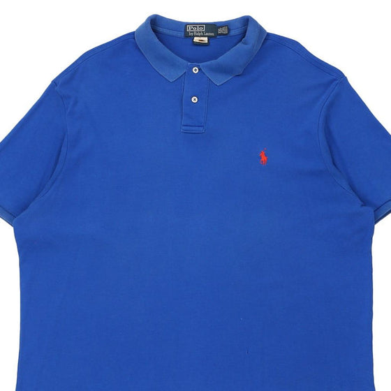 Vintage blue Polo Ralph Lauren Polo Shirt - mens xx-large