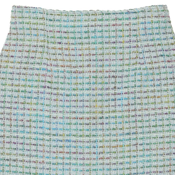 Vintage blue Freeling Mini Skirt - womens 26" waist