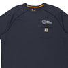 Pre-Loved navy Carhartt T-Shirt - mens xx-large