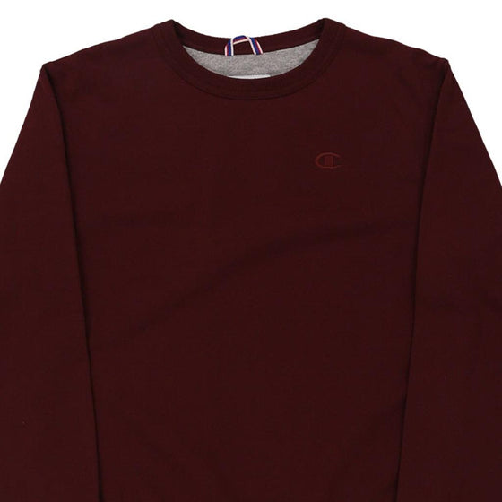 Vintage burgundy Champion Sweatshirt - mens small