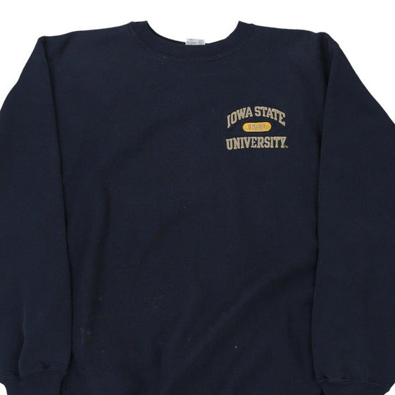 Vintage navy Iowa State University Reverse Weave Champion Sweatshirt - mens x-large