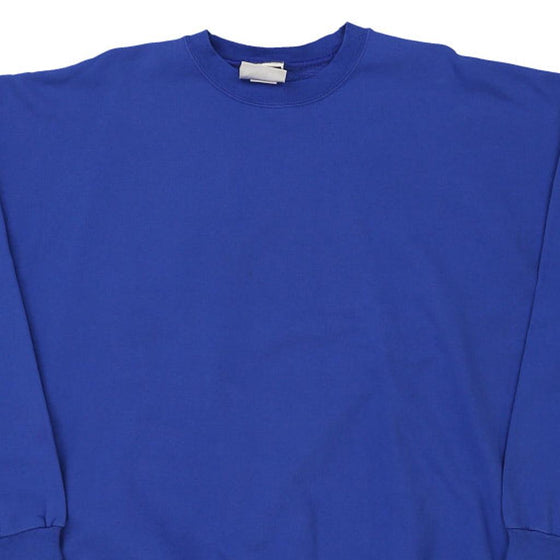 Vintage blue Hanes Sweatshirt - mens x-large