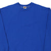 Vintage blue Fruit Of The Loom Sweatshirt - mens x-large