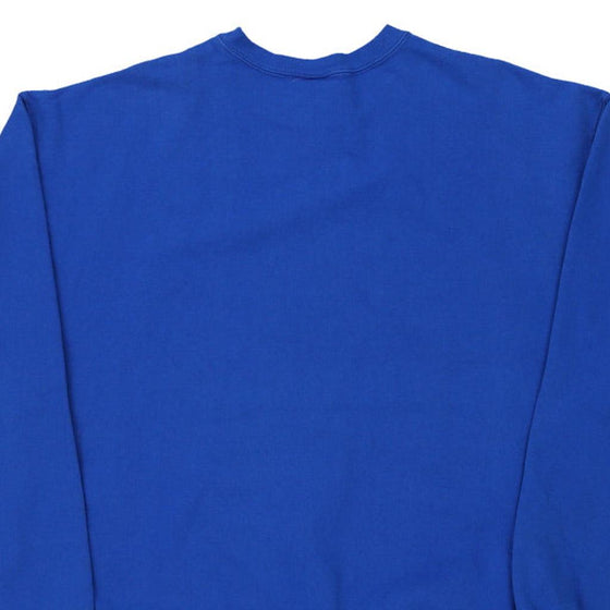 Vintage blue Fruit Of The Loom Sweatshirt - mens x-large