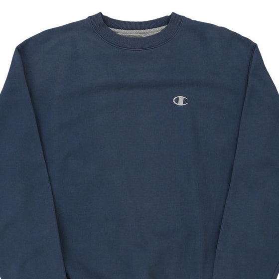 Vintage navy Champion Sweatshirt - mens medium