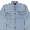 Vintage blue Mavericks Denim Shirt - mens large