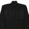 Vintage black Armani Exchange 1/4 Zip - mens large