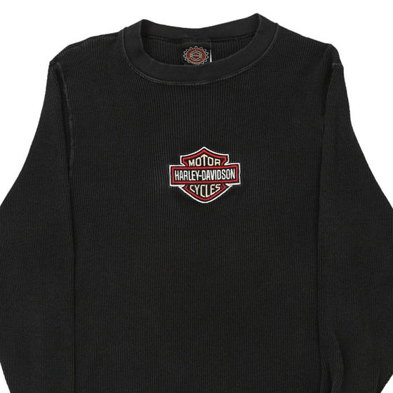 Vintage black Harley Davidson Long Sleeve T-Shirt - womens large