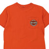 Vintage orange Mount Ephraim, NJ Harley Davidson T-Shirt - mens medium