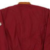 Vintage burgundy Noles Red Oak Baseball Jacket - mens large