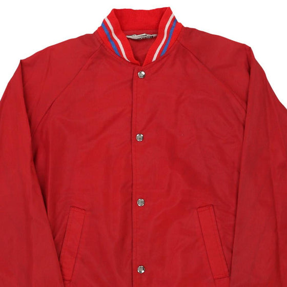 Vintage red Van Heusen Baseball Jacket - mens medium