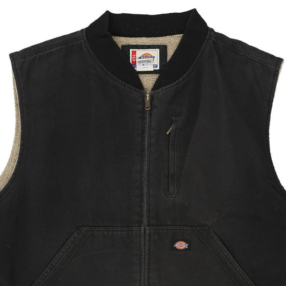 Vintage black Dickies Gilet - mens xx-large