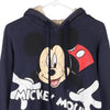 Vintage navy Age 13-14 Mickey Mouse Disney Hoodie - girls large