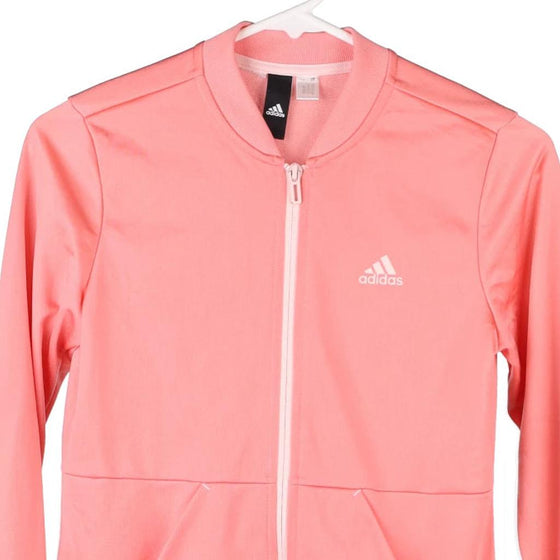 Vintage pink Age 10-12 Adidas Zip Up - girls medium