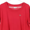 Vintage red Lacoste T-Shirt - mens x-large