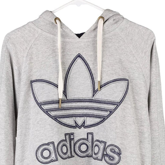 Vintage grey Adidas Hoodie - mens large