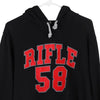 Vintage black Rifle Hoodie - mens medium