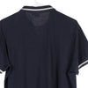 Vintage navy Sergio Tacchini Polo Shirt - mens x-large