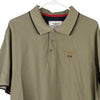 Vintage khaki Aeronautica Militare Polo Shirt - mens xxx-large