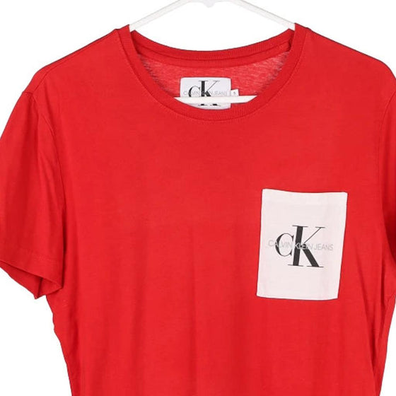 Vintage red Calvin Klein Jeans T-Shirt - mens small