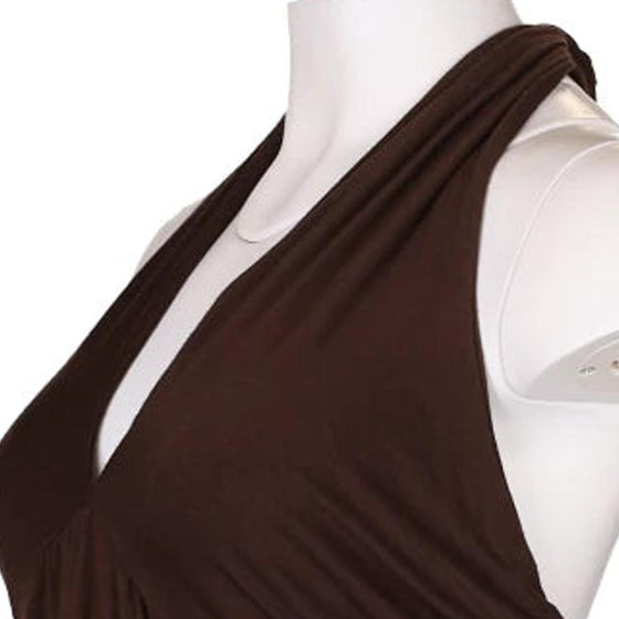 Vintage brown Phard Halterneck Top - womens large