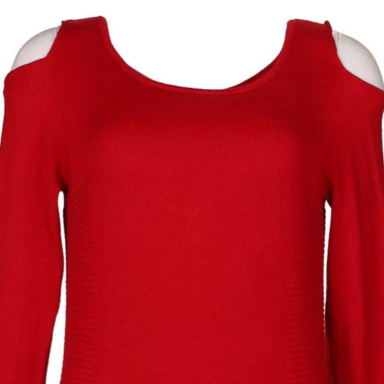 Vintage red Guess Jumper - womens small