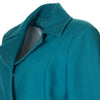 Vintage teal Benetton Overcoat - womens large