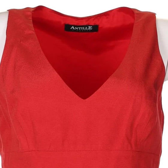 Vintage red Antille Crop Top - womens medium