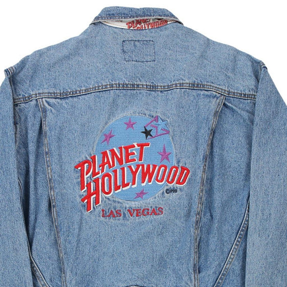 Vintage blue Planet Hollywood Denim Jacket - mens medium