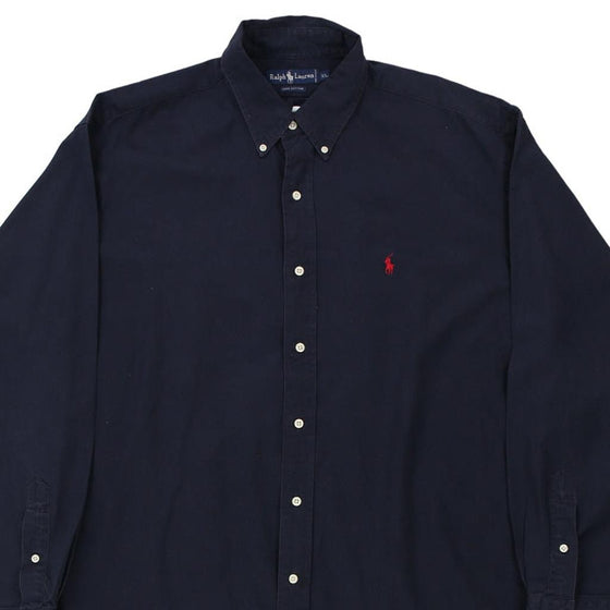 Vintage navy Ralph Lauren Shirt - mens x-large