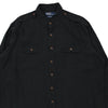 Vintage black Polo Ralph Lauren Shirt - mens x-large