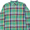 Vintage green Polo Ralph Lauren Flannel Shirt - mens xx-large