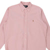 Vintage pink Polo Ralph Lauren Shirt - mens large