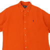 Vintage orange Custom Fit Ralph Lauren Short Sleeve Shirt - mens x-large