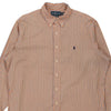 Vintage orange Classic Fit Ralph Lauren Shirt - mens x-large