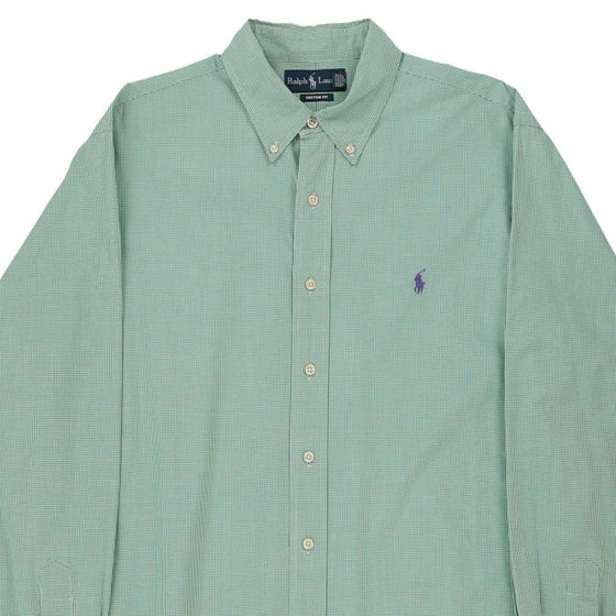 Vintage green Custom Fit Ralph Lauren Shirt - mens x-large