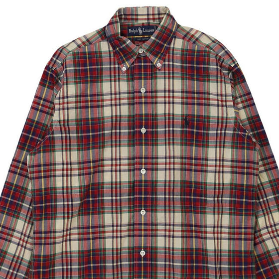 Vintage red Ralph Lauren Shirt - mens small