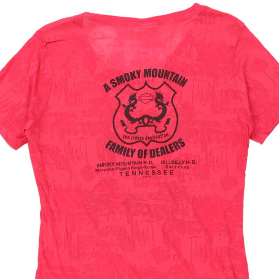 Pre-Loved pink Tennessee Harley Davidson T-Shirt - womens x-large