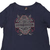 Vintage navy Harley Davidson T-Shirt - womens large