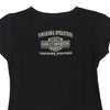 Vintage black Tomahawk, WI Harley Davidson T-Shirt - womens large