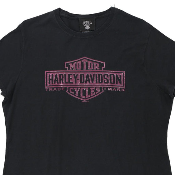 Vintage black Milwaukee, WI Halrey Davidson Museum T-Shirt - womens large