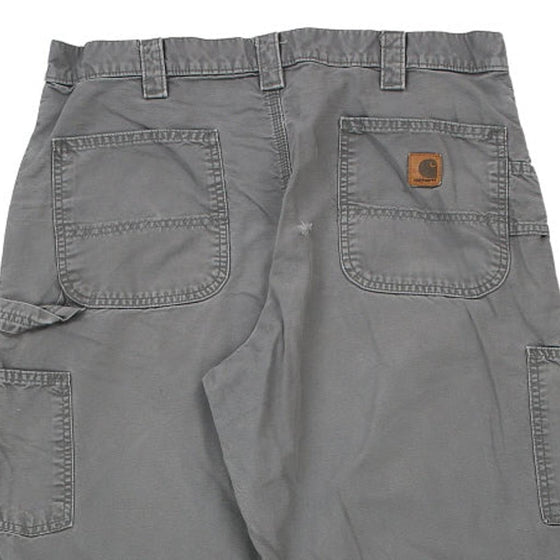 Vintage grey Carhartt Carpenter Trousers - mens 32" waist