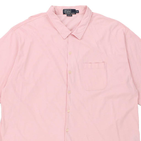 Vintage pink Ralph Lauren Polo Shirt - mens xx-large