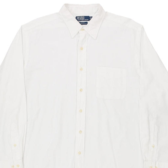 Vintage white Andrew Ralph Lauren Shirt - mens x-large