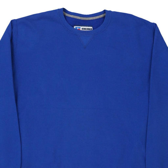 Vintage blue Russell Athletic Sweatshirt - mens x-large