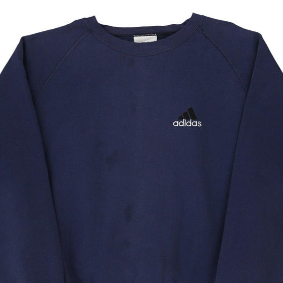 Vintage navy Made in U.S.A Adidas Sweatshirt - mens x-large