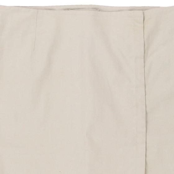 Prada Midi Skirt - 33W UK 14 Beige Cotton Blend