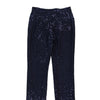 Armani Jeans Trousers - 30W UK 12 Navy Polyamide