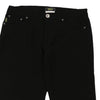 Versace Jeans Couture Wide Leg Trousers - 28W UK 8 Black Silk